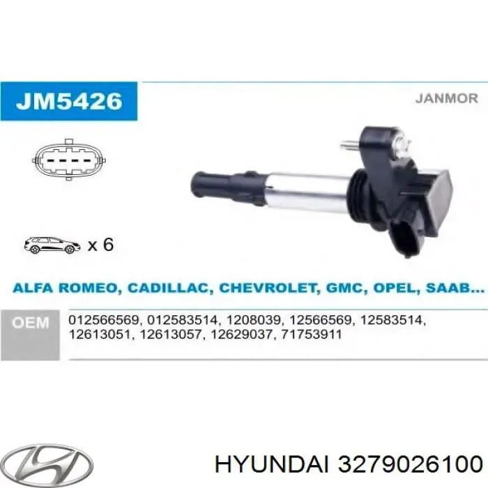 Купити 3279026100 Hyundai/Kia Трос газу