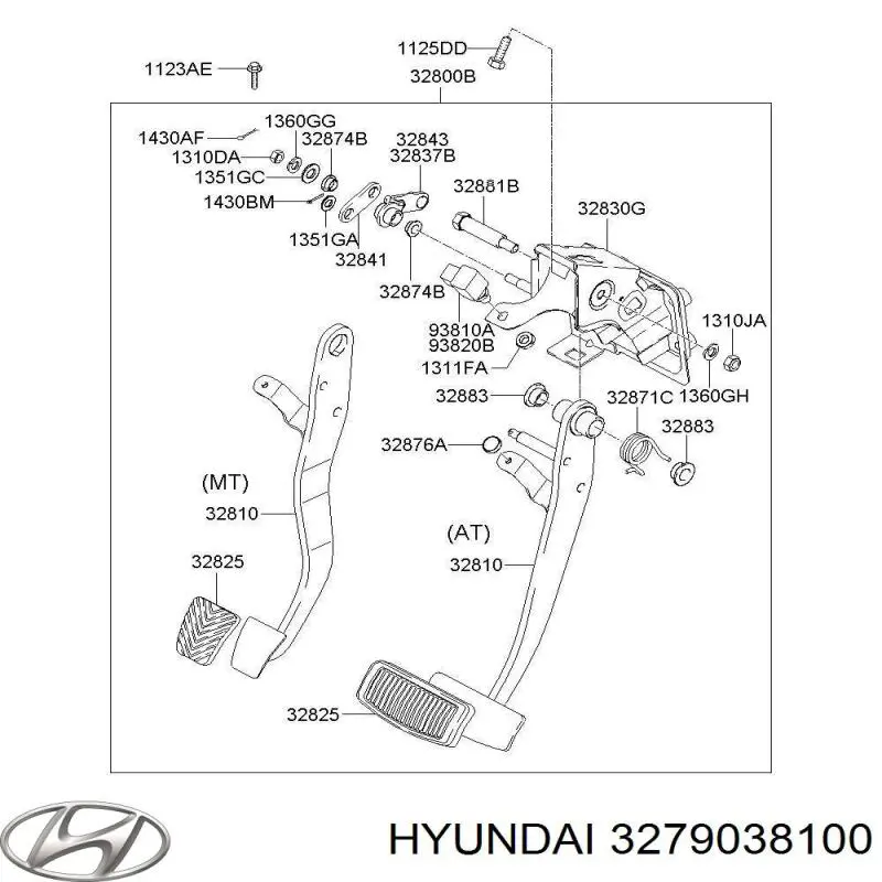 Купити Педаль газу Hyundai Sonata IV EF