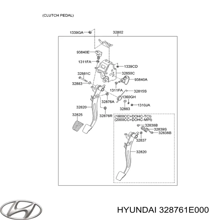  328761E000 Hyundai/Kia