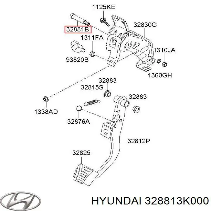  Hyundai/Kia 328813K000 ціна, від 2.47 USD