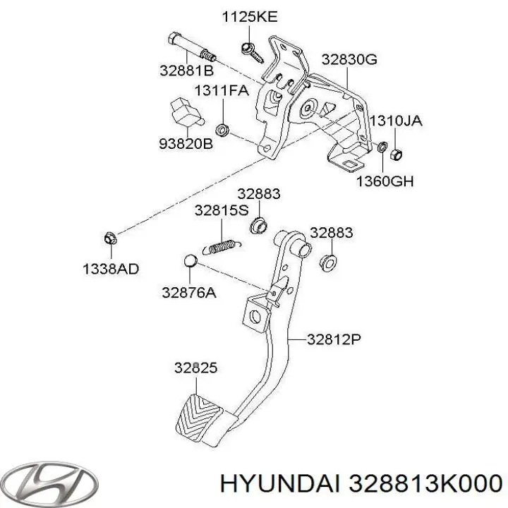  328813K000 Hyundai/Kia