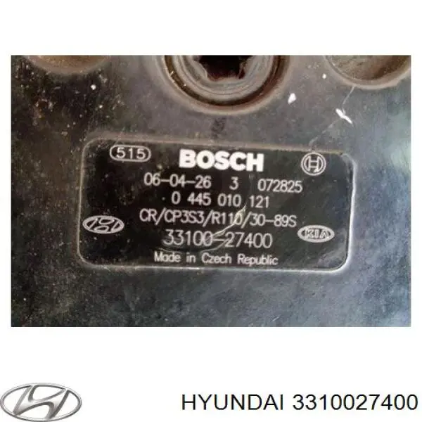 Насос паливний високого тиску (ПНВТ) - DIESEL Hyundai Sonata (NF) (Хендай Соната)