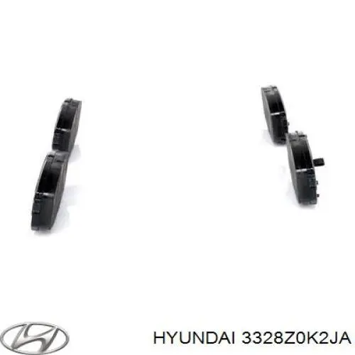 Колодки гальмівні передні, дискові 3328Z0K2JA Hyundai/Kia