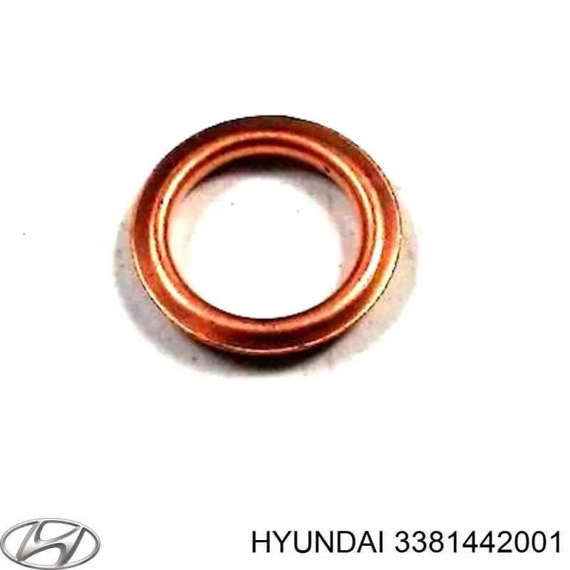 3381442001 Hyundai/Kia кільце форсунки інжектора, посадочне