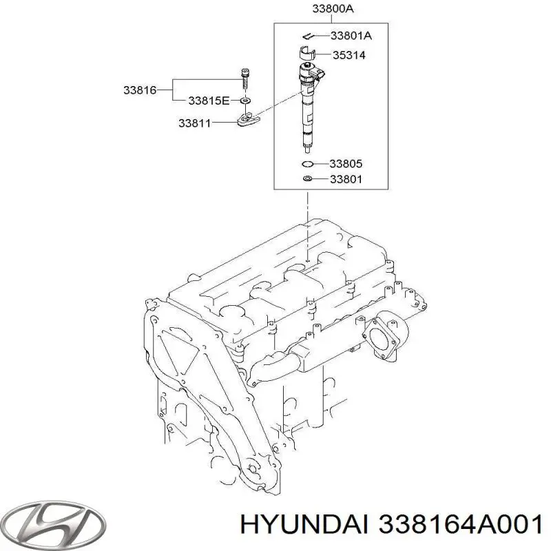 Болт кріплення форсунки Hyundai H-1 STAREX Starex (TQ) (Хендай H-1 STAREX)