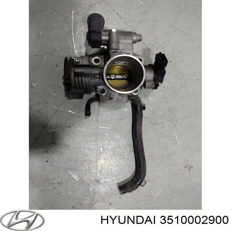 3510002900 Hyundai/Kia Дросільна заслінка в зборі