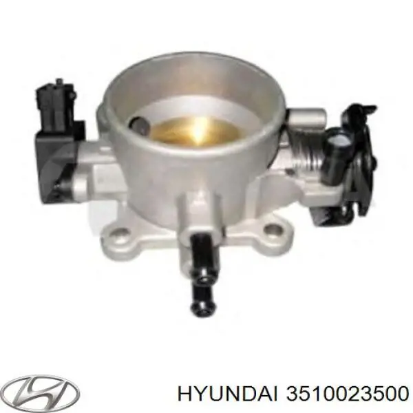 3510023500 Hyundai/Kia Дросільна заслінка в зборі