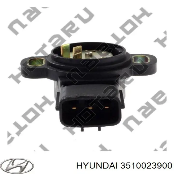 3510023900 Hyundai/Kia Дросільна заслінка в зборі