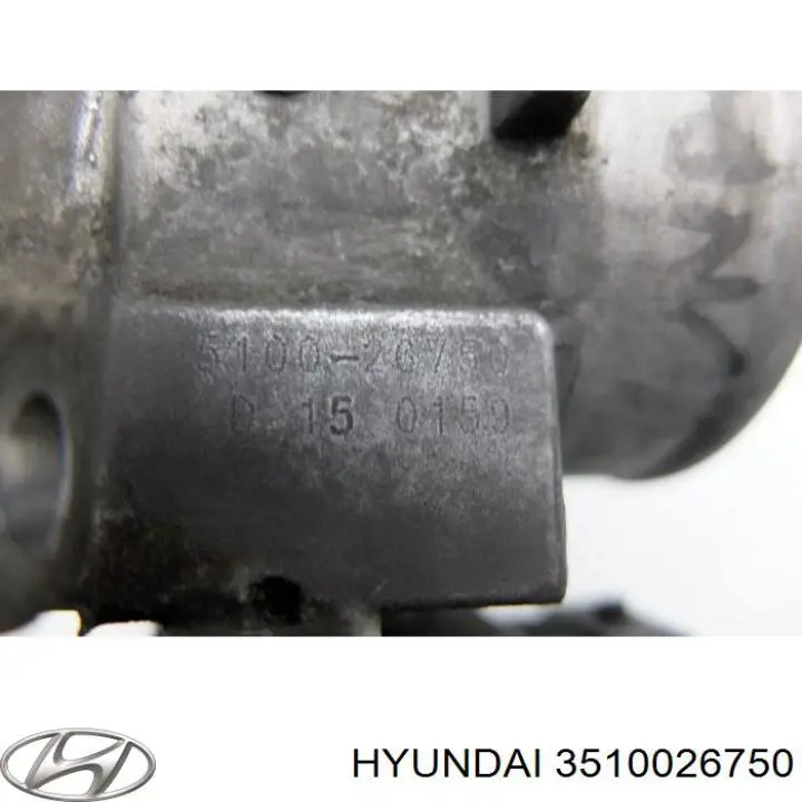 3510026750 Hyundai/Kia Дросільна заслінка в зборі
