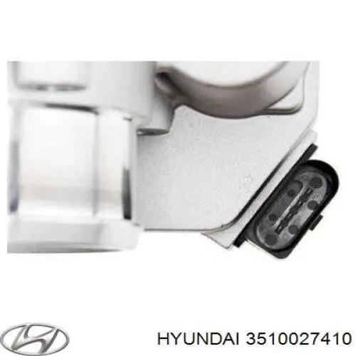 3510027410 Hyundai/Kia Дросільна заслінка в зборі