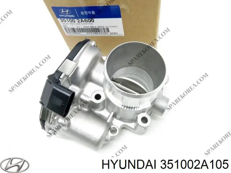 351002A105 Hyundai/Kia Дросільна заслінка в зборі
