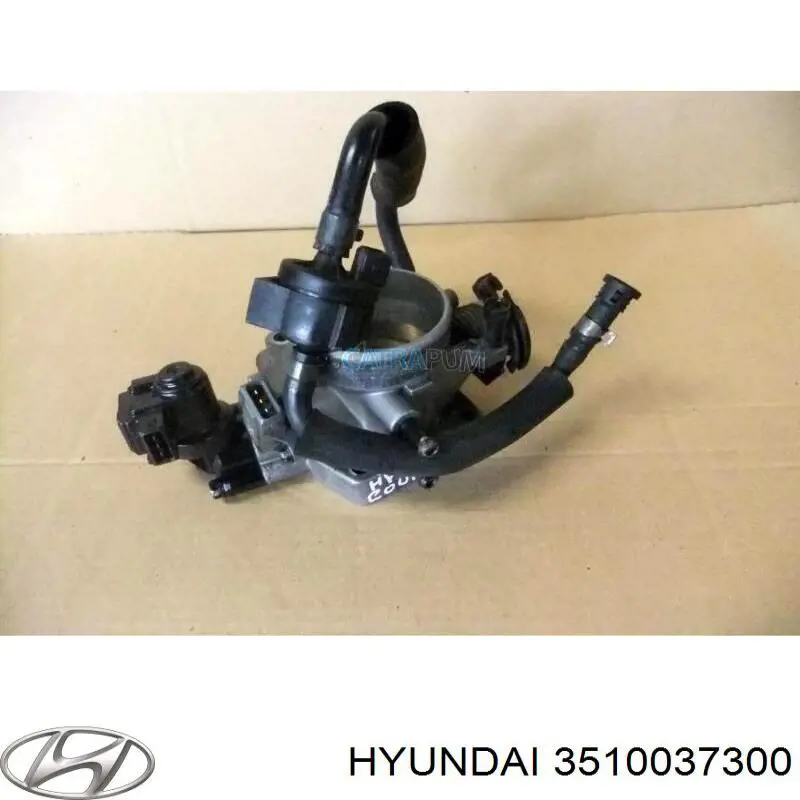 3510037300 Hyundai/Kia Дросільна заслінка в зборі