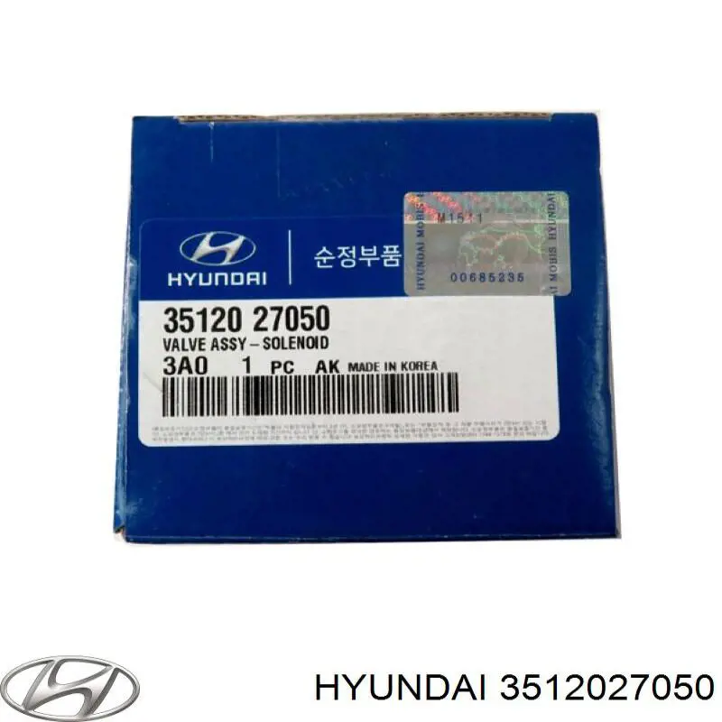 Клапан соленоїд регулювання заслонки EGR Hyundai/Kia 3512027050 ціна, від 22.15 USD