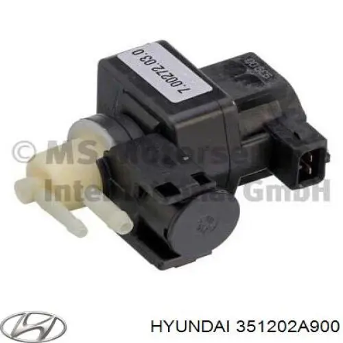 Клапан соленоїд регулювання заслонки EGR Hyundai/Kia 351202A900 ціна, від 16.85 USD