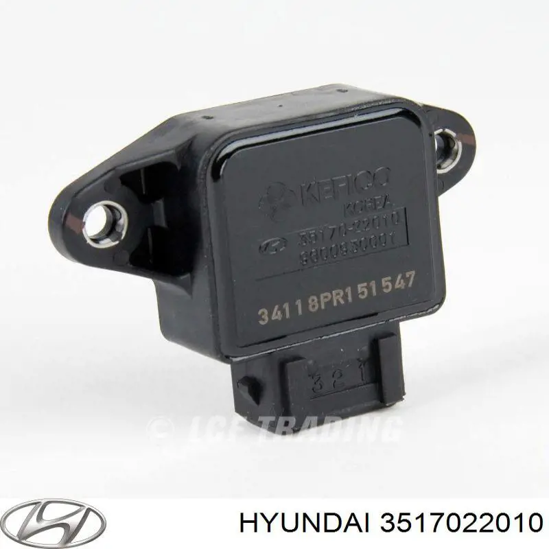 Потенціометр 3517022010 Hyundai/Kia