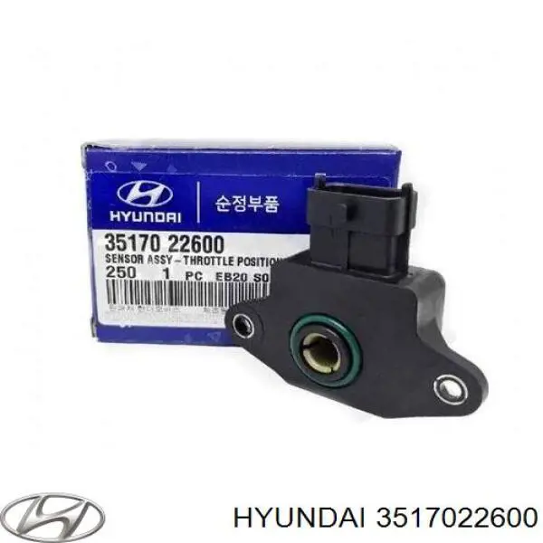 3517022600 Hyundai/Kia датчик положення дросельної заслінки (потенціометр)