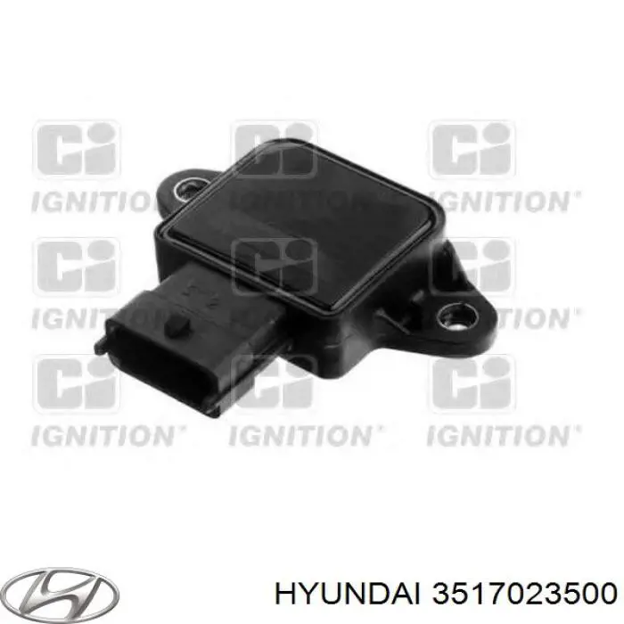 Потенціометр 3517023500 Hyundai/Kia