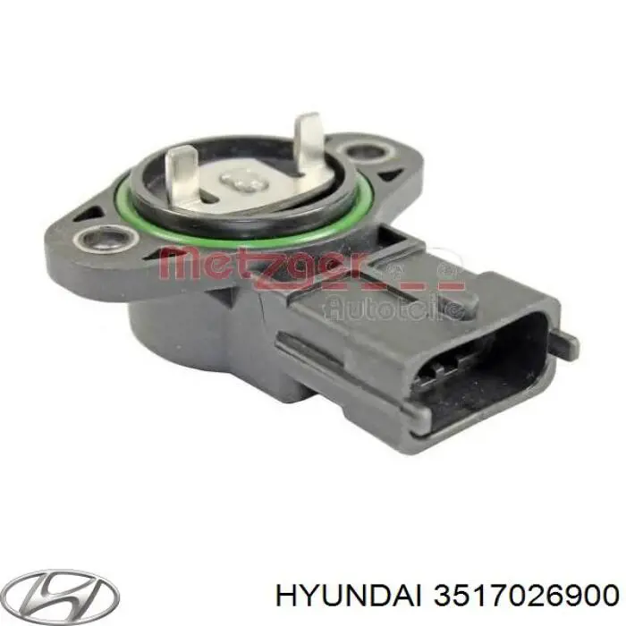 3517026900 Hyundai/Kia датчик положення дросельної заслінки (потенціометр)