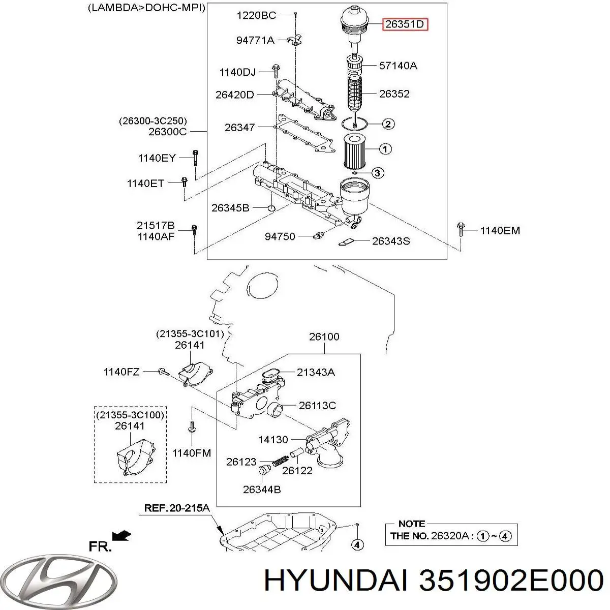 351902E000 Hyundai/Kia 