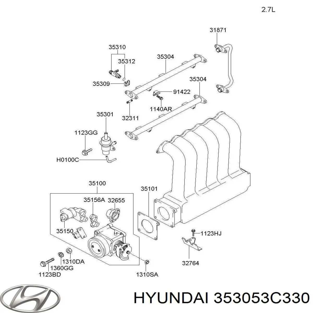 Купити 353053C330 Hyundai/Kia 