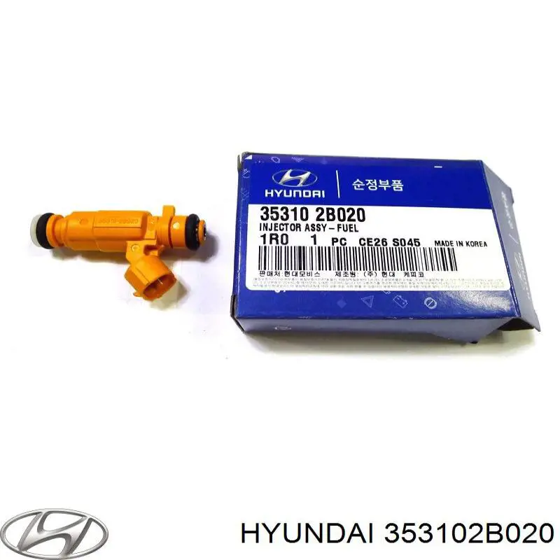 353102B020 Hyundai/Kia форсунка вприску палива