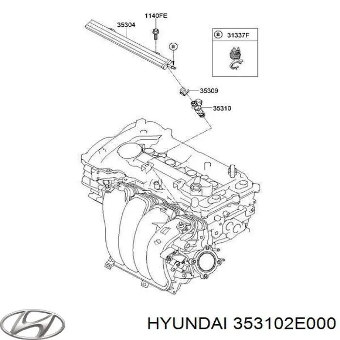 Купити 3H906007 AND Форсунка дизельна в зборі, розпилювач + тримач