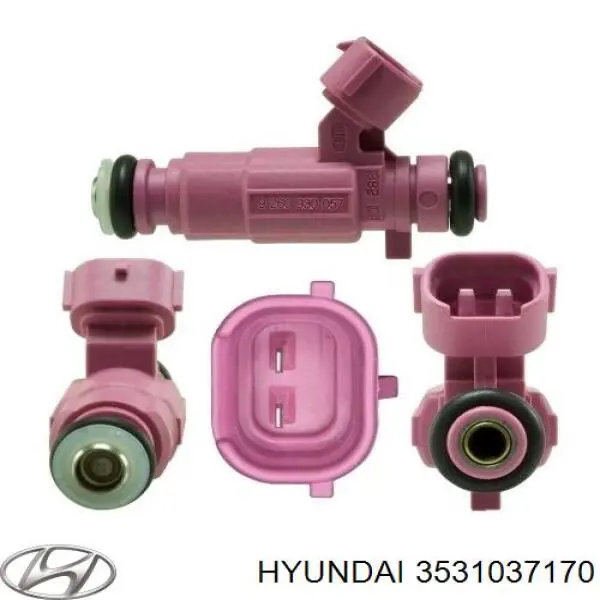 3531037170 Hyundai/Kia Форсунка вприску палива