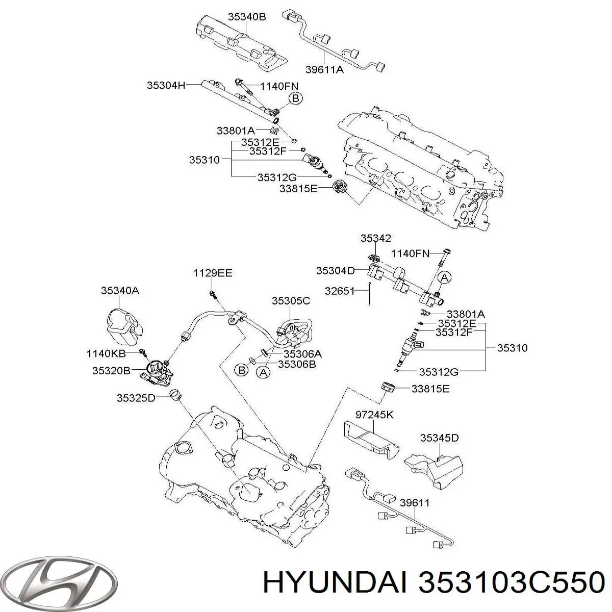  353103C550 Hyundai/Kia