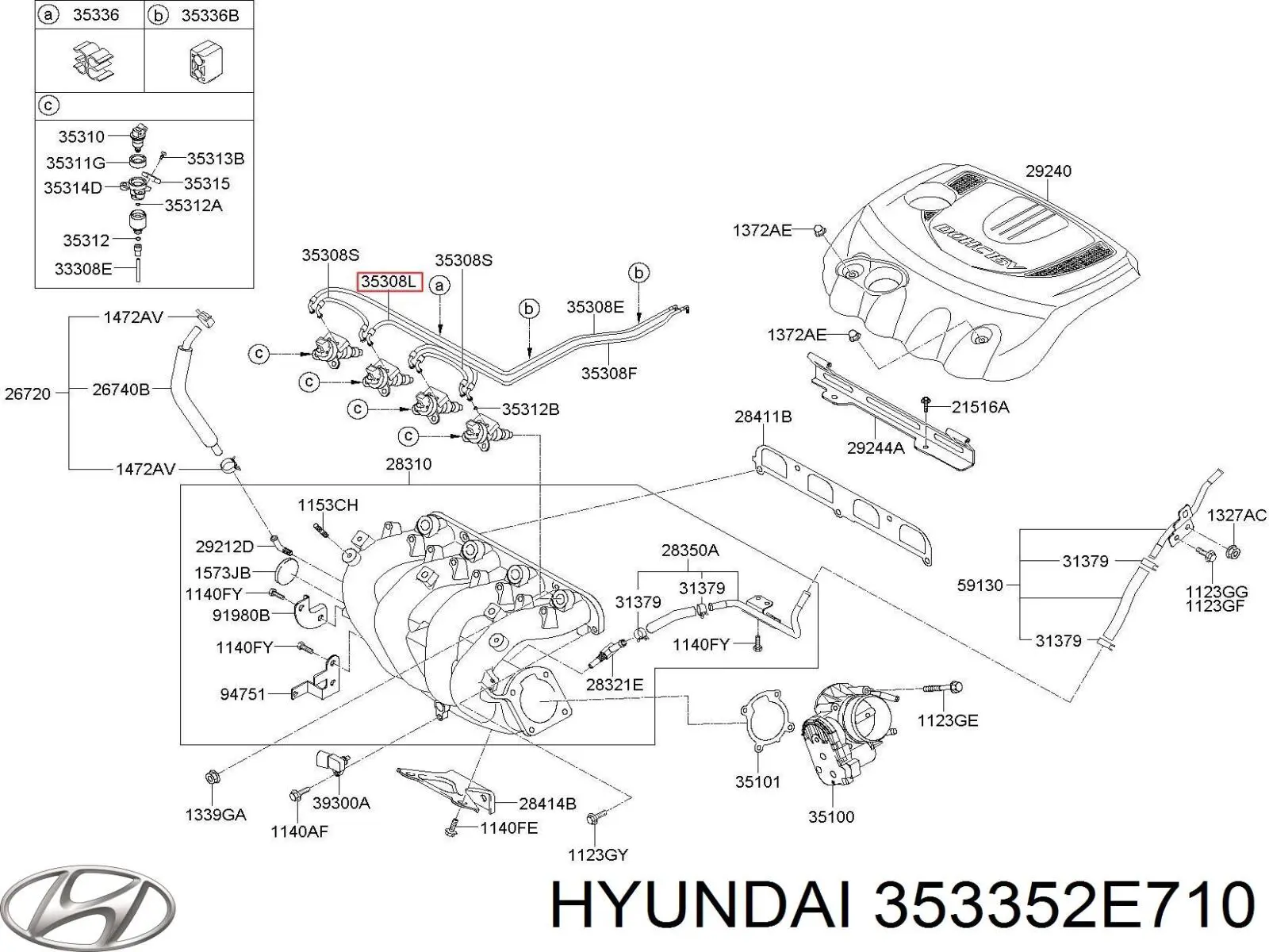 353352E710 Hyundai/Kia 