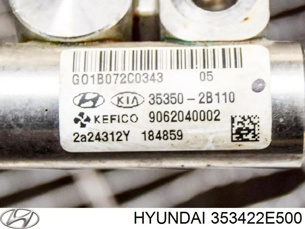 353422E500 Hyundai/Kia датчик тиску палива