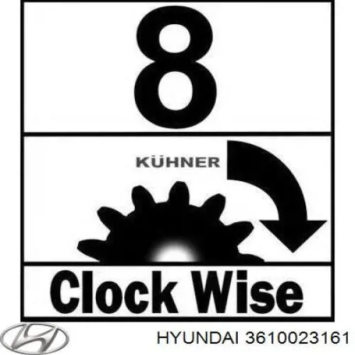 Стартер Hyundai/Kia 3610023161 ціна, від 50.68 USD