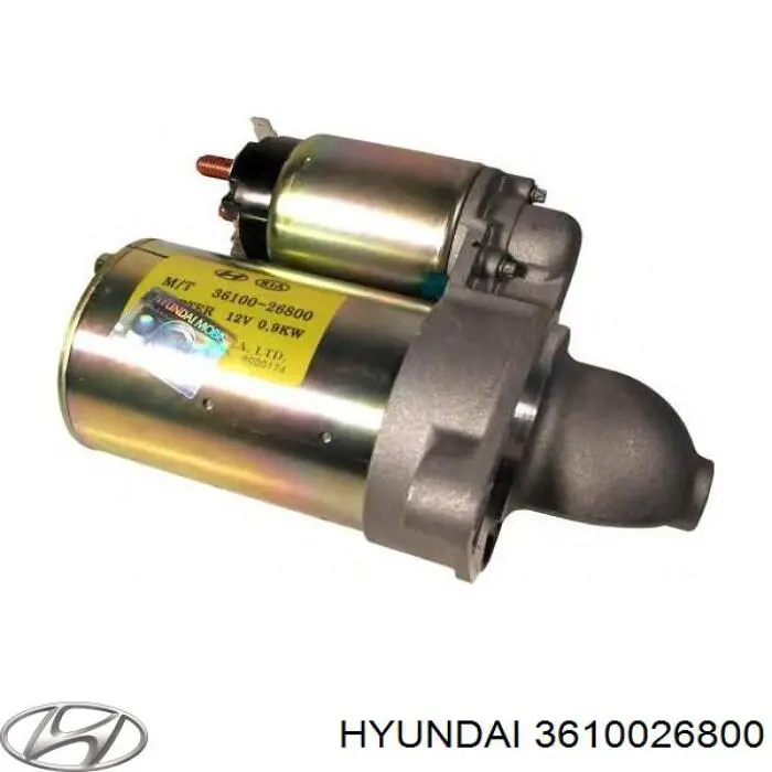 Стартер 3610026800 Hyundai/Kia