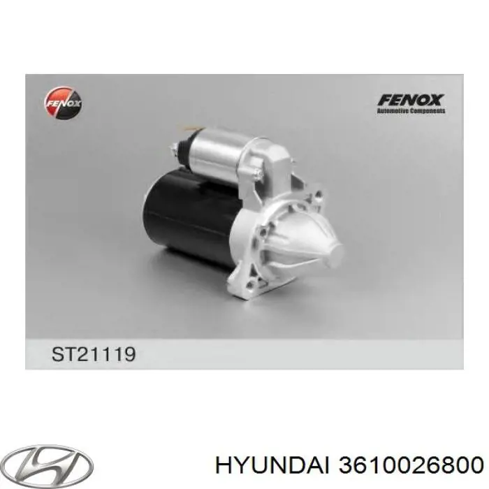Купити 3610026800 Hyundai/Kia Стартер