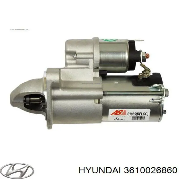 Стартер 3610026860 Hyundai/Kia