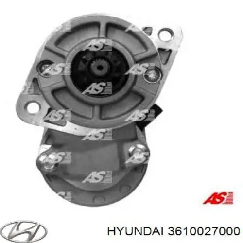 Стартер Hyundai/Kia 3610027000 ціна, від 27.62 USD