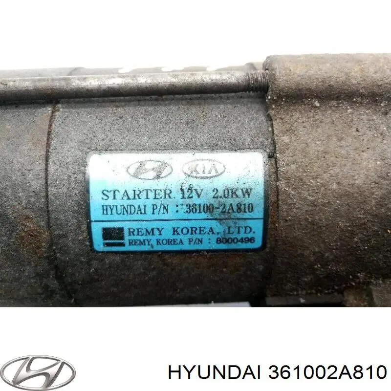 Стартер Hyundai/Kia 361002A810 ціна, від 63.35 USD