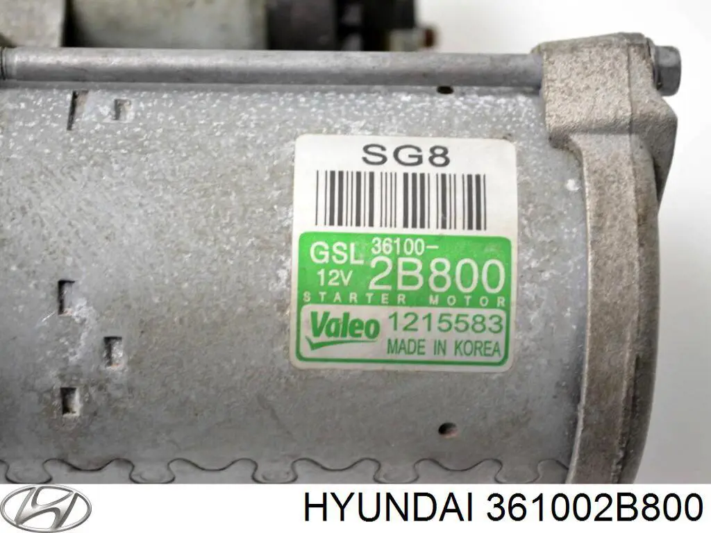 Стартер двигуна на Hyundai Tucson III TL