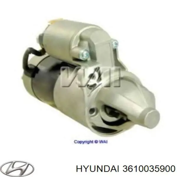 Стартер автомобільний Hyundai/Kia 3610035900