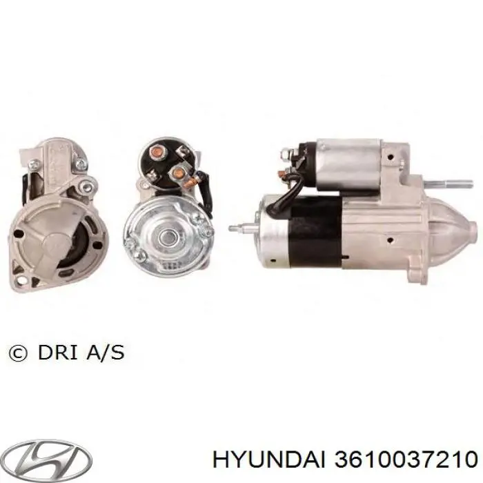 Стартер автомобільний Hyundai/Kia 3610037210