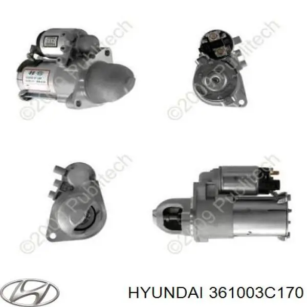 361003C170 Hyundai/Kia Стартер двигуна
