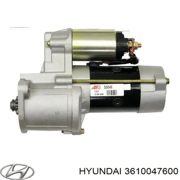 Стартер Hyundai/Kia 3610047600 ціна, від 106.84 USD