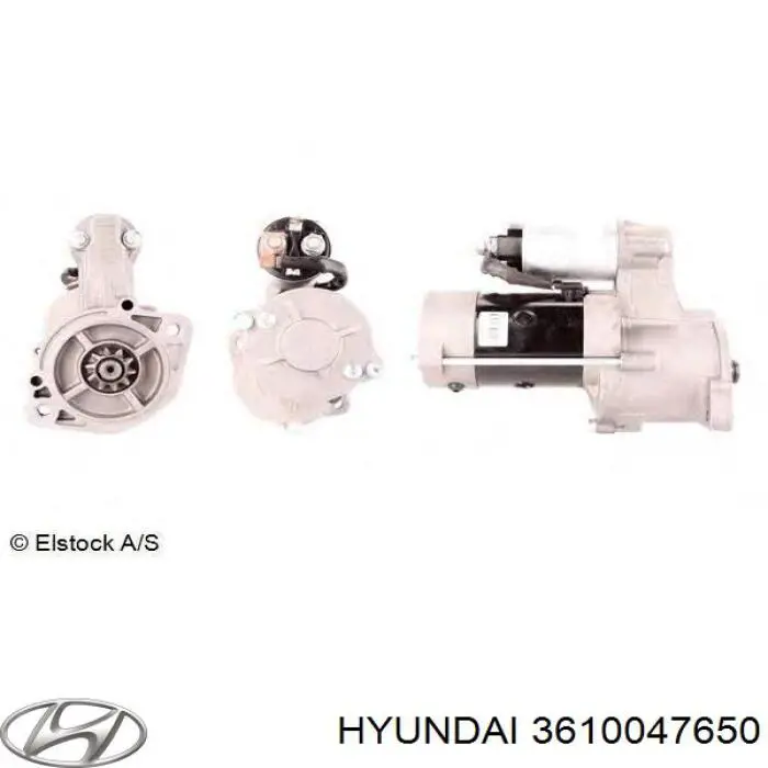 3610047650 Hyundai/Kia стартер