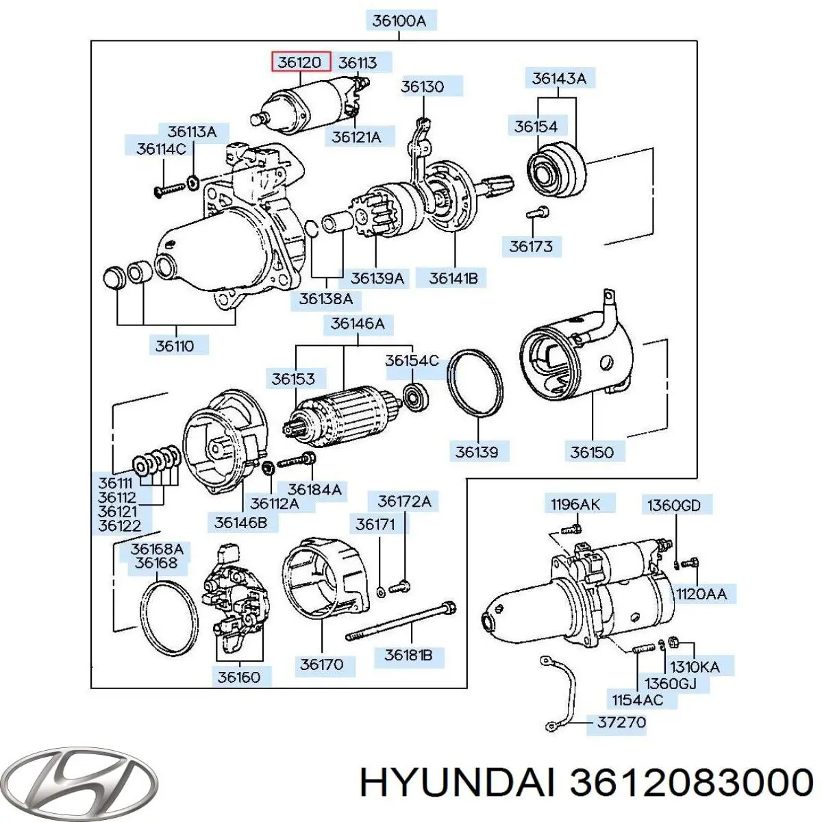 3612083000 Hyundai/Kia 