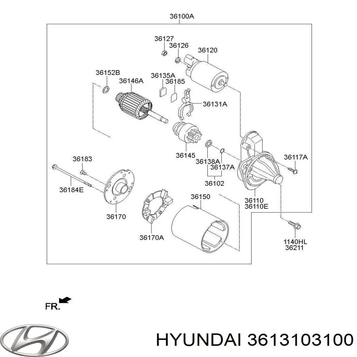  3613103100 Hyundai/Kia