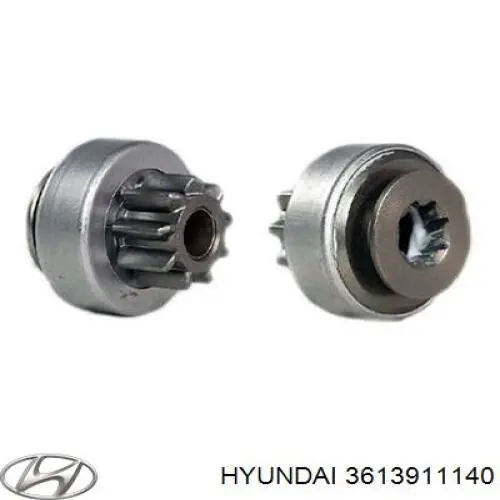 Бендикс стартера 3613911140 Hyundai/Kia