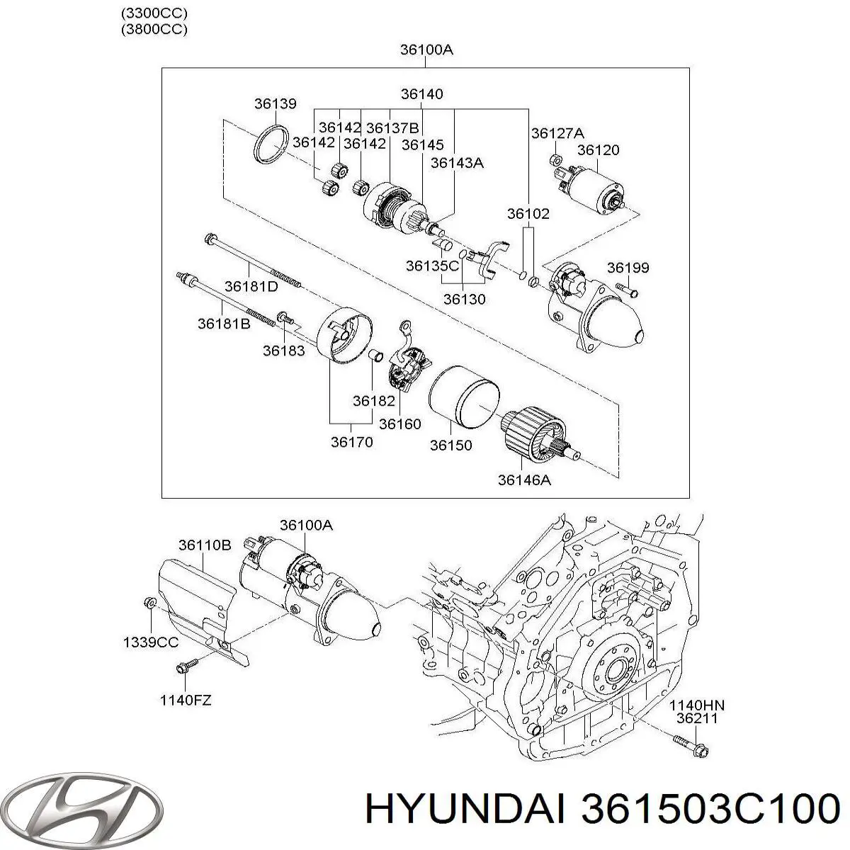  361503C100 Hyundai/Kia