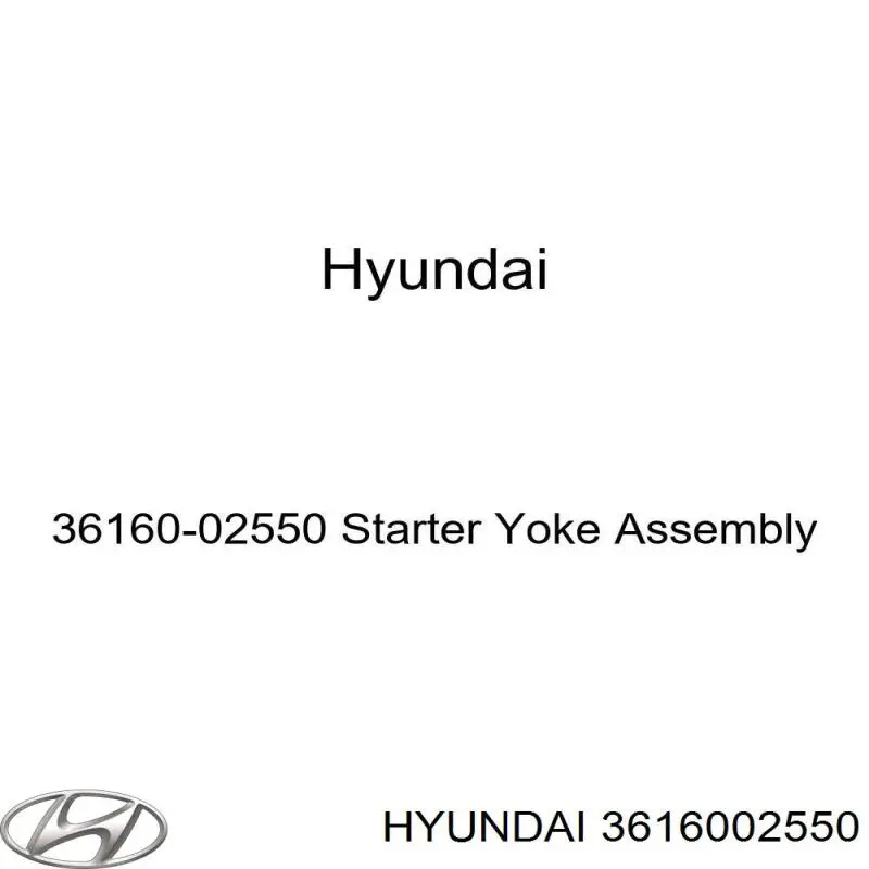 3616002550 Hyundai/Kia 