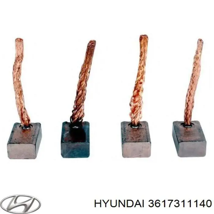 Щітка стартера Hyundai/Kia 3617311140 ціна, від 2.16 USD