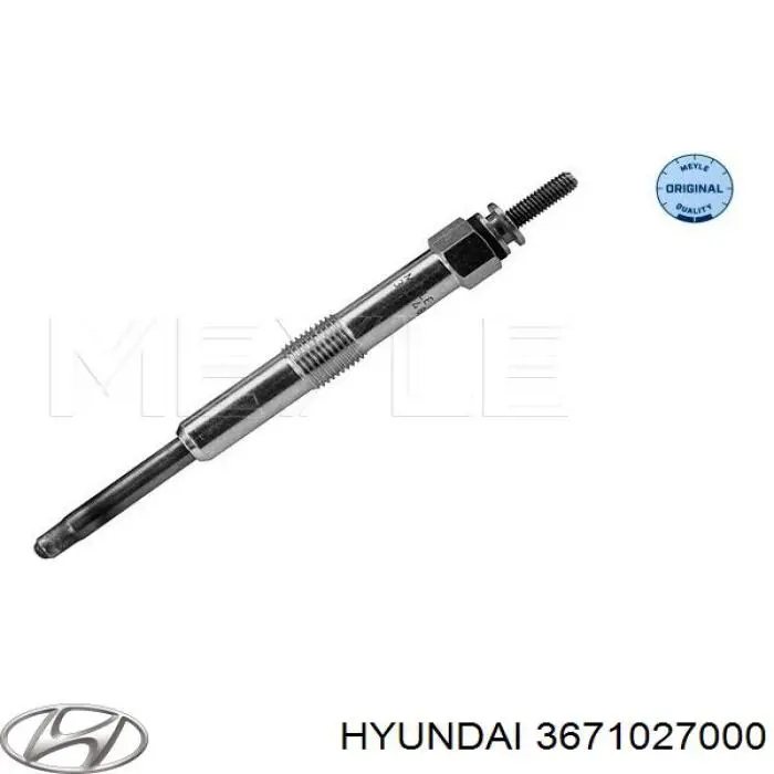 Свічка накалу 3671027000 Hyundai/Kia