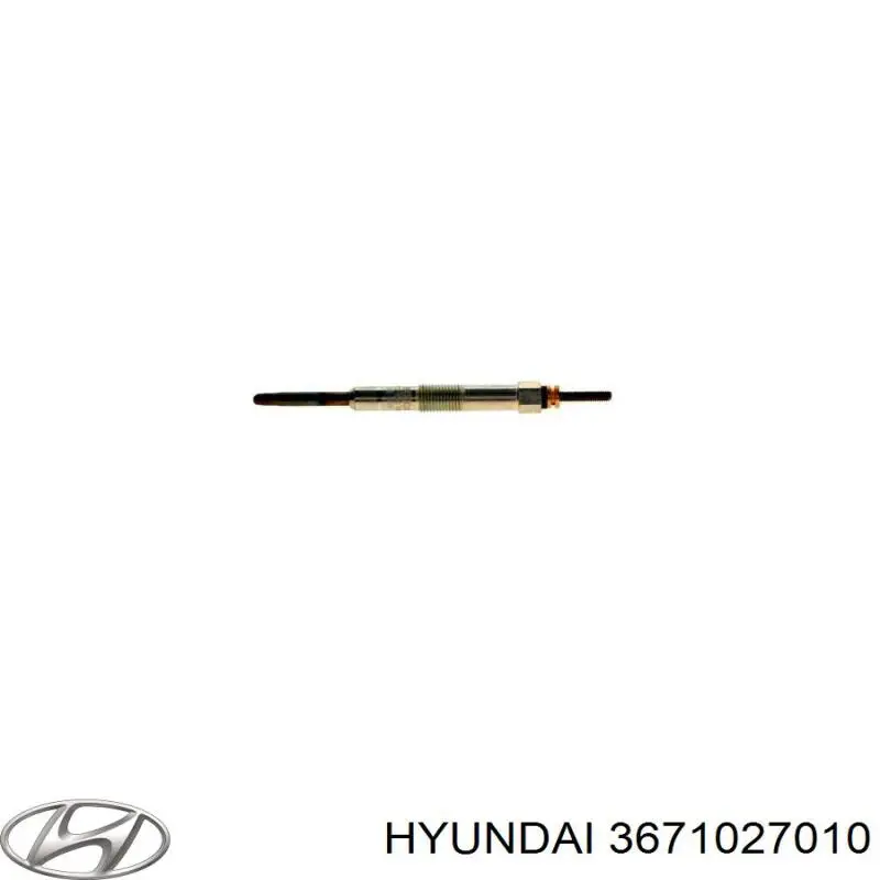 Купити 3671027010 Hyundai/Kia Свічка накалу